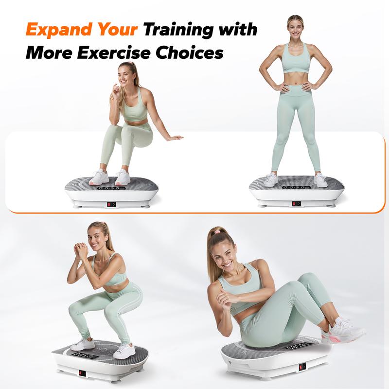 Vibration Plate Whole Body Workout Weight Loss & Shaping-At Home