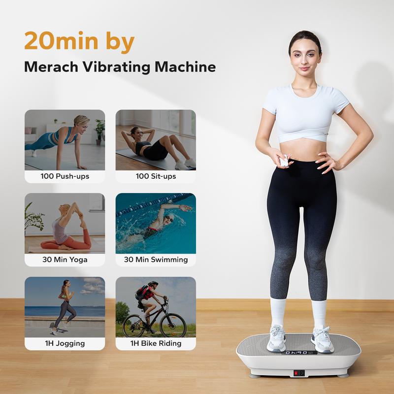 Vibration Plate Whole Body Workout Weight Loss & Shaping-At Home